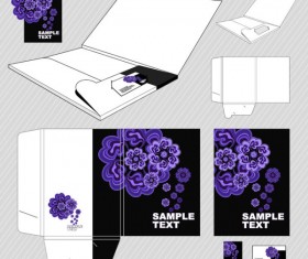 Set of Business identity Kit template design vector 05