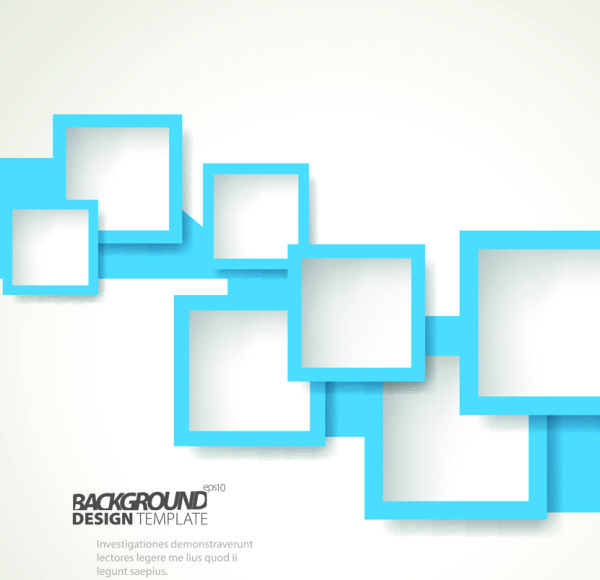 Vector Geometry shapes rectangles backgrounds 02