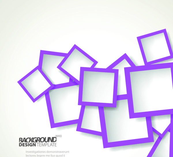 Vector Geometry shapes rectangles backgrounds 03
