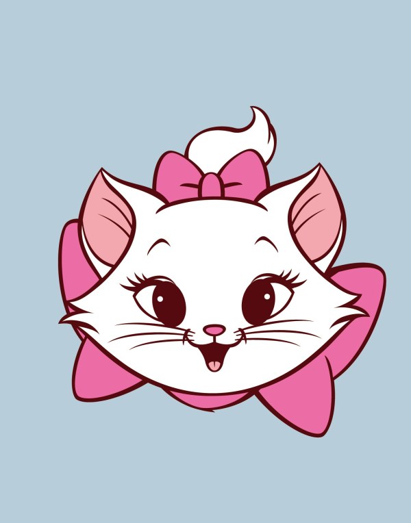 lovely cat design vector free download
