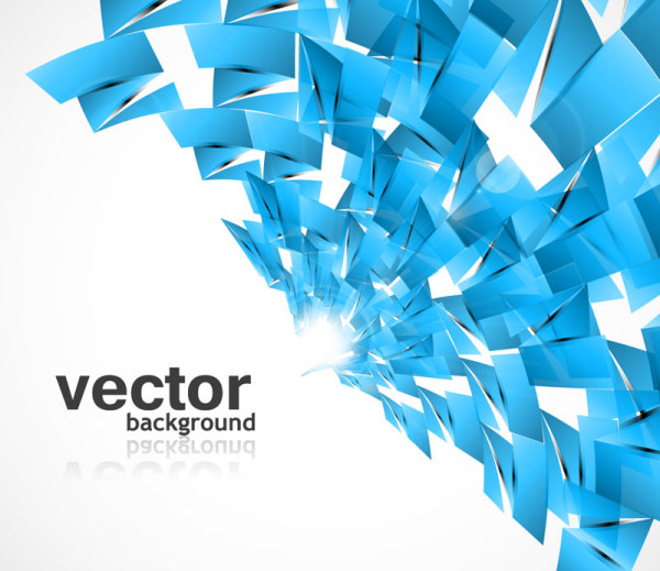 Blue Concept vector background 06