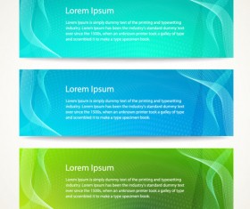 Vector Modern Abstract banner design 03