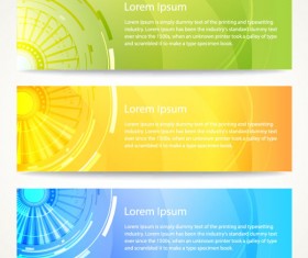 Vector Modern Abstract banner design 04