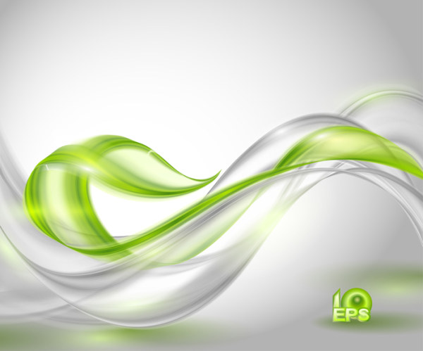 Abstract eco tree vector background 01