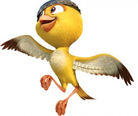 Animal Heroes cartoon icon set 09