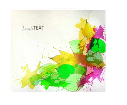 Abstract colorful Splash background 02