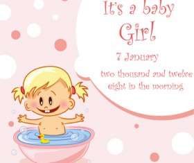 vector Baby design elements set 02