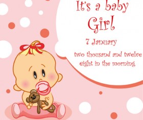 vector Baby design elements set 04