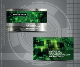 Vector Stylish Business Cards design 02