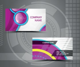 Vector Stylish Business Cards design 03