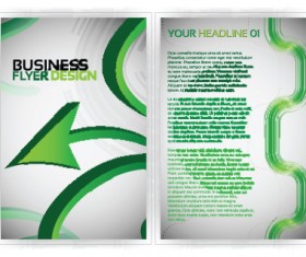 Cover of Business Flyer design vector 02