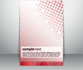 Modern Business brochure covers vector material 01