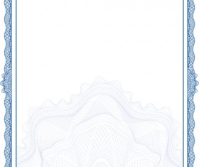 Commonly Certificate cover vector template 02