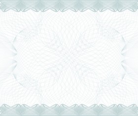 Commonly Certificate cover vector template 03