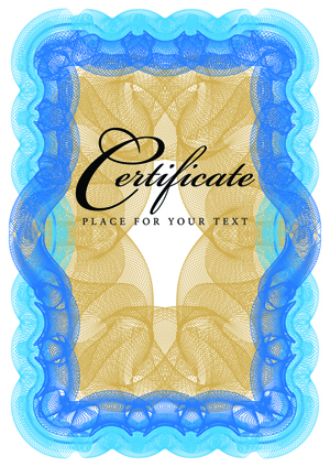 Certificate lace frames design vector 10