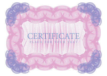 Certificate lace frames design vector 02
