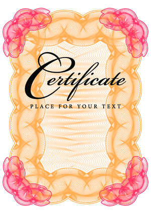 Certificate lace frames design vector 07