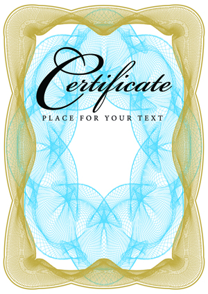 Certificate lace frames design vector 09