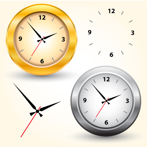 Different Clock design vector 04