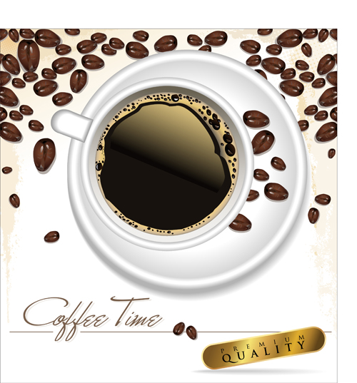 Coffee time design vector 03