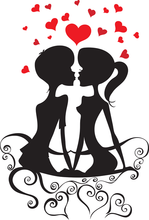 Couples vector material 04