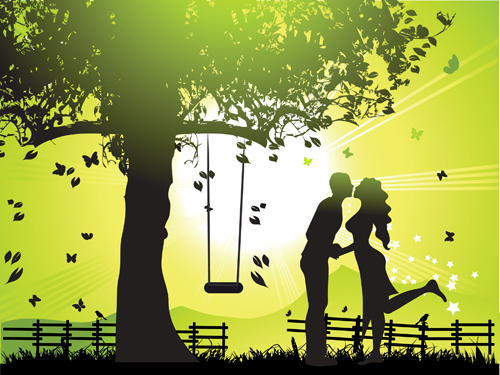 Couples vector material 05