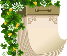 Creative Paper Calendars vector 01