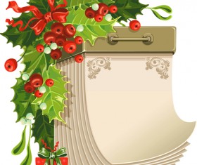 Creative Paper Calendars vector 02