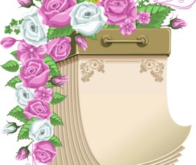 Creative Paper Calendars vector 04