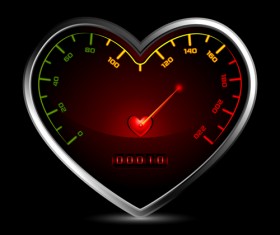 Creative hearts vector material 03