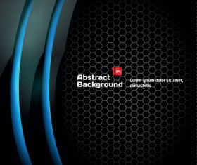 Creative Dark style vector backgrounds 02