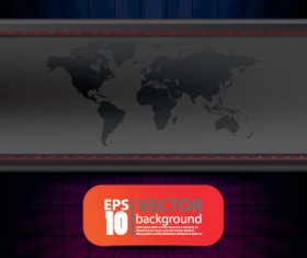 Creative Dark style vector backgrounds 04