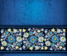 Floral Ornaments vector backgrounds 01