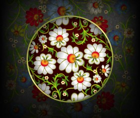 Floral Ornaments vector backgrounds 05