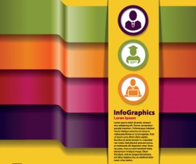 Numbered Infographic design vector 03
