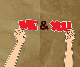 Creative Love concept design elements vector 05