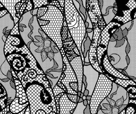 Vector Old lace background art 02