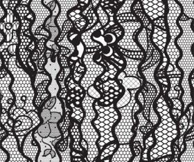 Vector Old lace background art 03