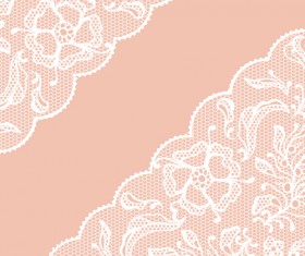 Vector Old lace background art 04