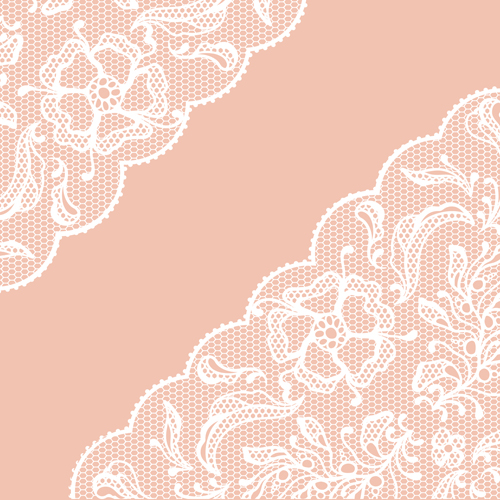 Vector Old lace background art 04
