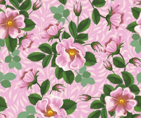 Seamless retro Flower pattern vector