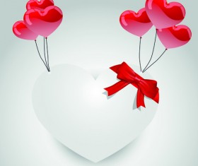 Valentine Day Hearts Elements vector 01