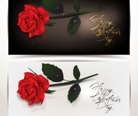 Valentine Day Romantic banner vector 01