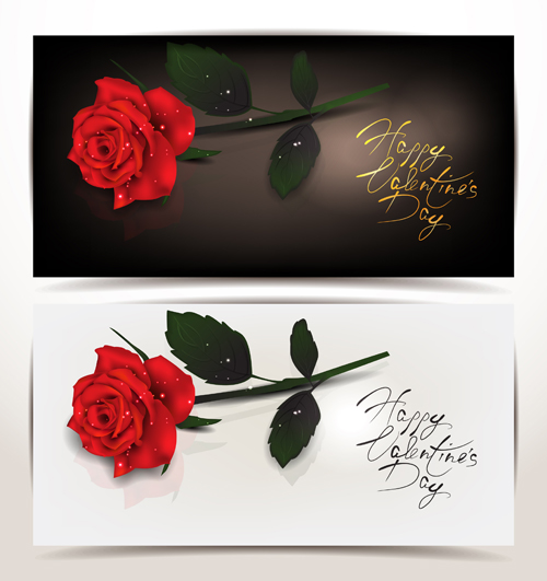Valentine Day Romantic banner vector 01
