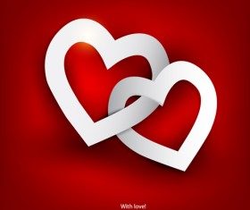 Valentine card vector art 01