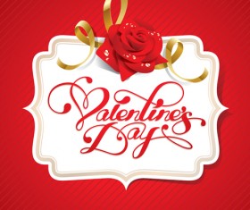 Valentine card vector art 02