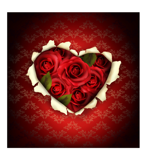 Valentine Day elements vector cards 06