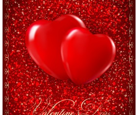 Valentine Day elements vector cards 08
