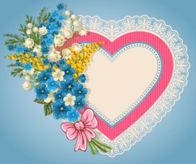 Valentine Day elements vector cards 11