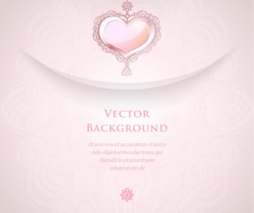 Romantic Wedding Backgrounds vector material 01